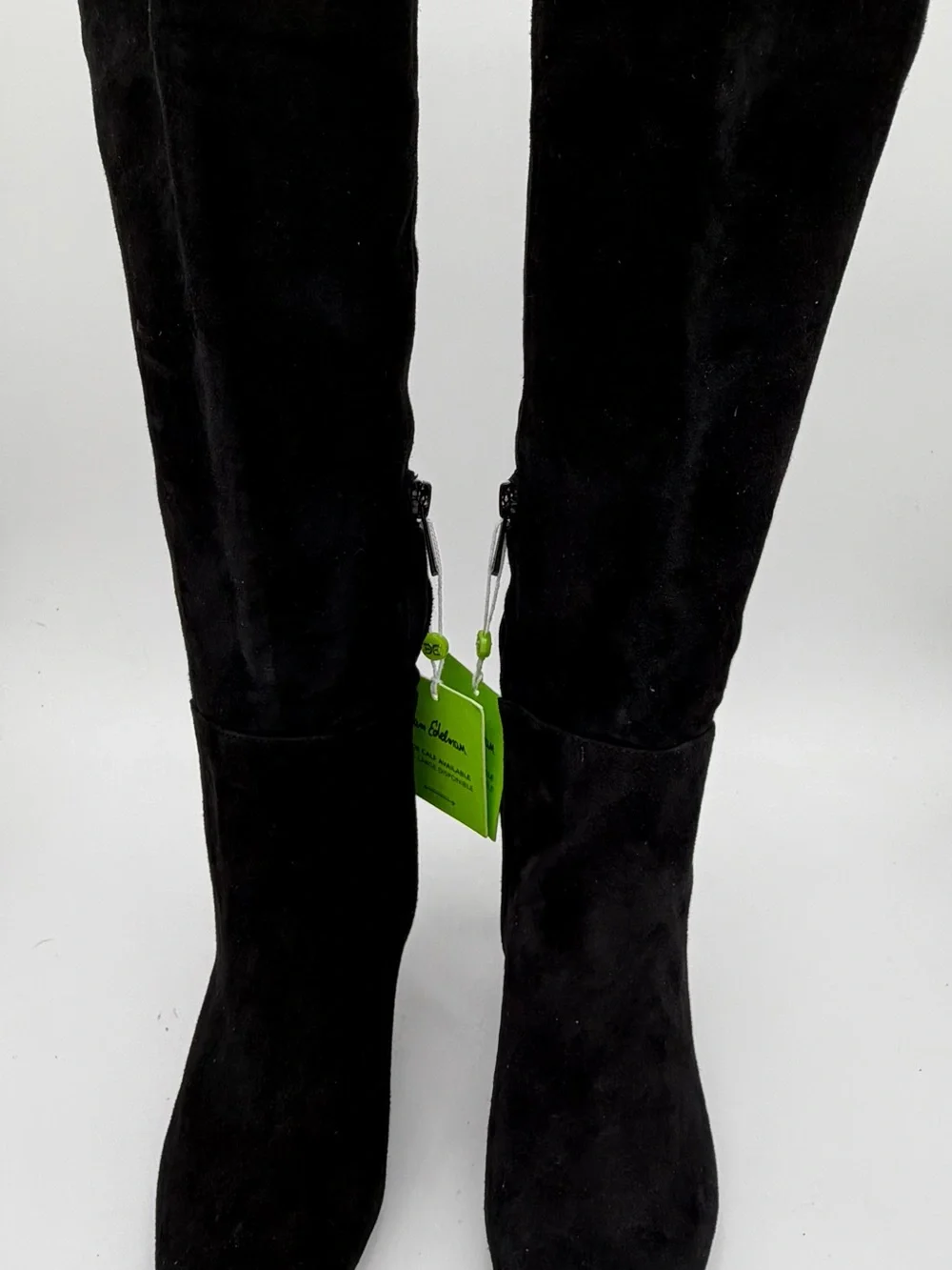 Sam Edelman Black Over-the-Knee Suede Boots